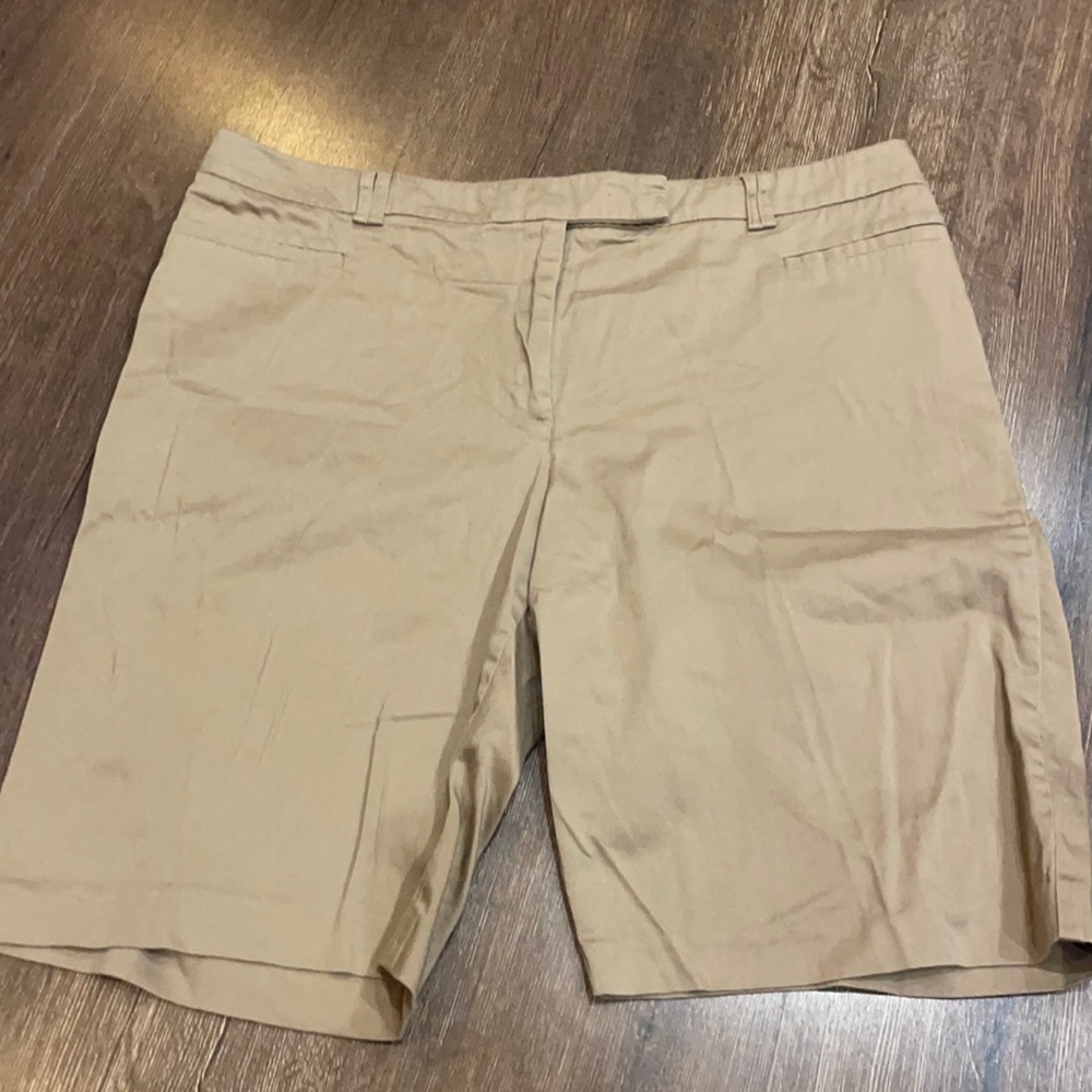 George tan dress shorts